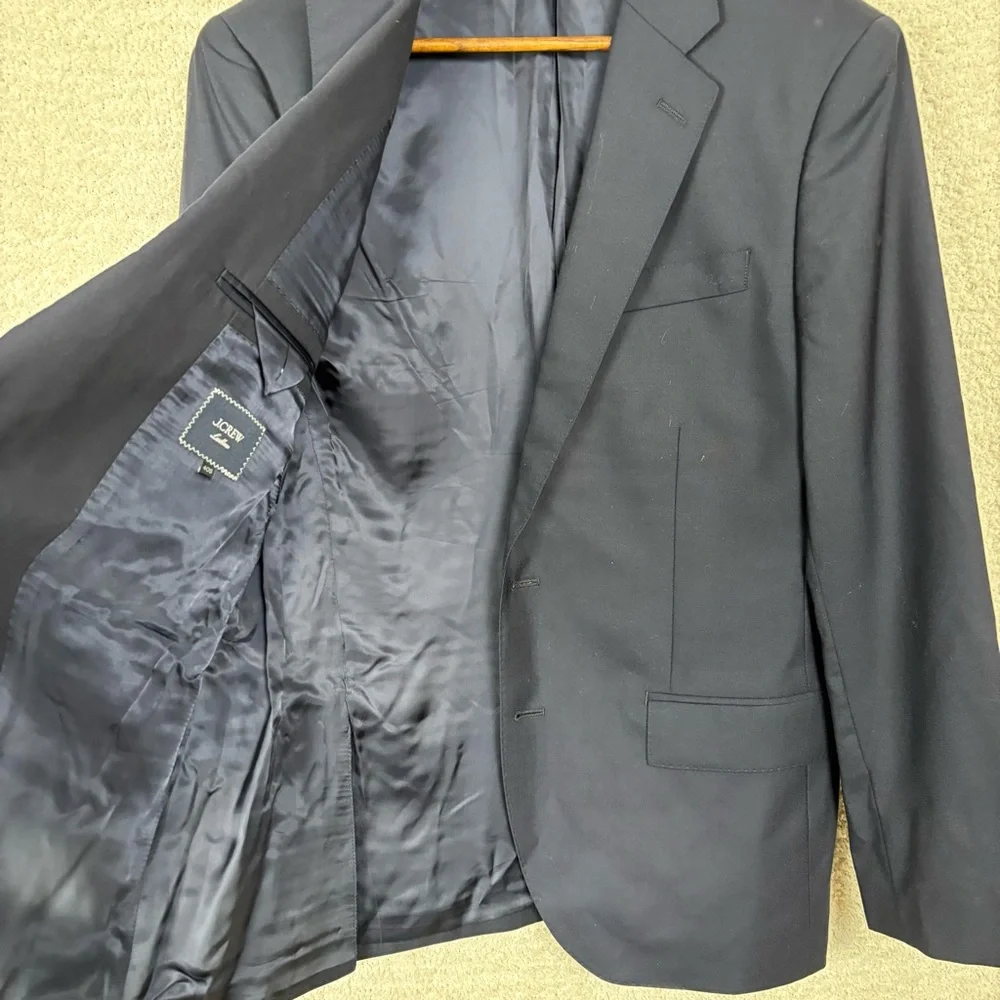 J. Crew Blazer Mens 40S Blue Ludlow Loro Piana Superfine Wool Sport‎ Coat Italy